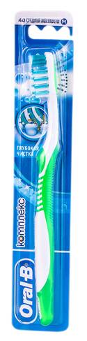 Oral-B Комплекс Зубна щітка середньої жорсткості глибоке очищення 1 шт loading=