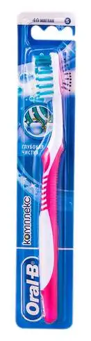 Oral-B Комплекс Зубна щітка м'яка щетина глибоке очищення  1 шт