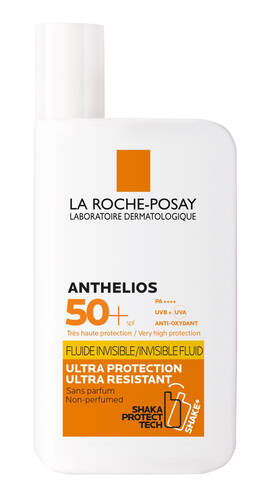 La Roche-Posay Anthelios Флюїд ультра-легкий для чутливої шкіри, схильної до сонячної непереносимості SPF-50+ 50 мл 1 флакон