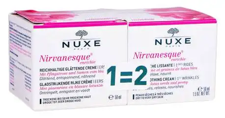 Nuxe Nirvanesque Крем насичений проти перших мімічних зморшок Дуо 2х50 мл 1 набір