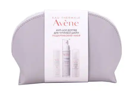 Avene PhysioLift Авен ФізіоЛіфт набір Бальзам Нічний 30 мл + Термальна вода 50 мл + Мус очищувальний 50 мл 1 набір