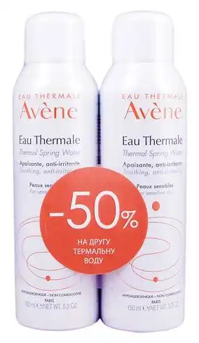 Avene Термальна вода Дуо 2х150 мл 1 набір