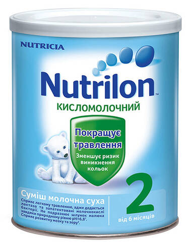 Nutrilon Kисломолочний 2 Суміш молочна від 6 місяців 400 г 1 банка
