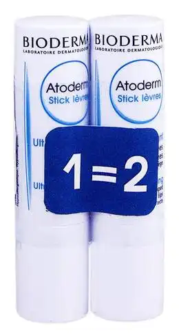 Bioderma Atoderm Стік для губ Дуо 2x4 г 1 набір