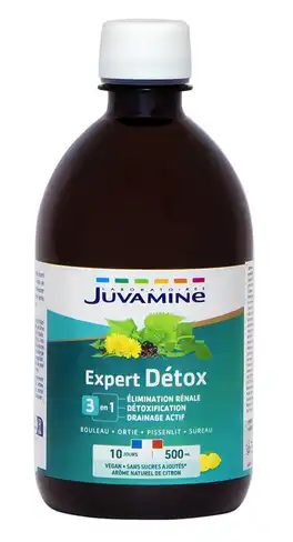 Juvamine Expert Nature Детокс Береза + Кропива + Кульбаба + Бузина сироп 500 мл 1 флакон