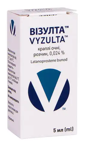 Візулта краплі очні  0,024 % 5 мл 1 флакон