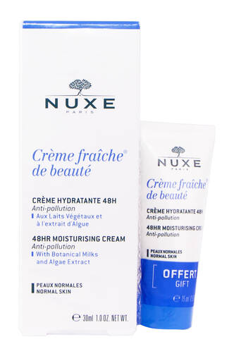 Nuxe Creme Fraiche Крем зволоження 48 годин для нормальної шкіри 30 мл + 15 мл 1 набір loading=