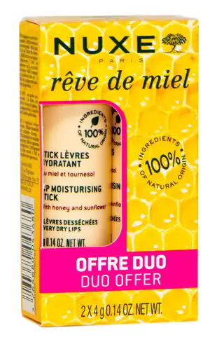Nuxe Медова мрія Стік для губ зволожуючий Дуо 1 набір