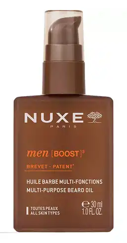 Nuxe Men Boost Олія багатоцільова для бороди  30 мл 1 флакон