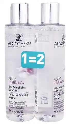 Algotherm Comfort Вода міцелярна Дуо 2х200 мл 1 набір