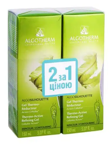Algotherm Algosilhouette Гель термоактивний Дуо 2x150 мл 1 набір