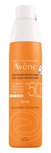 Avene Спрей сонцезахисний для чутливої шкіри SPF-50+ 200 мл 1 флакон