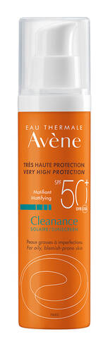 Avene Cleanance Засіб сонцезахисний матуючий для жирної та проблемної шкіри SPF-50+ 50 мл 1 флакон