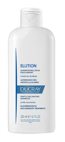 Ducray Elution Шампунь відновлює баланс шкіри голови, запобігає появі лупи 200 мл 1 флакон