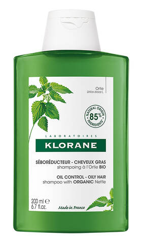 Klorane Шампунь себорегулюючий Біо з екстрактом Кропиви для жирного волосся 200 мл 1 флакон