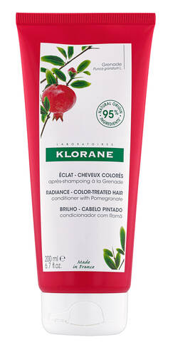 Klorane Бальзам-ополіскувач з екстрактом Граната захист для фарбованого волосся 200 мл 1 туба
