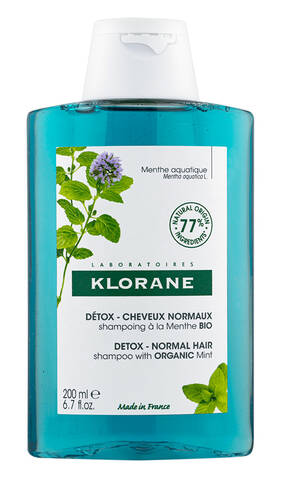 Klorane Детокс-шампунь Біо з водяною М'ятою 200 мл 1 флакон