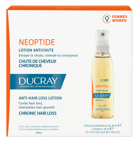 Ducray Neoptide Лосьон лікувальний проти хронічного випадіння волосся 30 мл 3 флакони