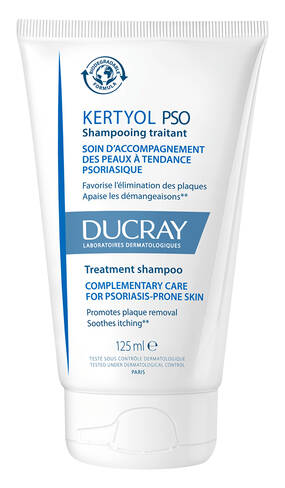 Ducray Kertyol Р.S.О. Шампунь лікувальний для шкіри голови схильної до псоріазу 125 мл 1 туба