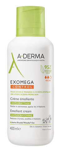 A-Derma Exomega Control Крем пом`якшувальний для сухої шкіри та атопічної шкіри 400 мл 1 флакон