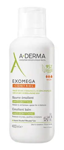 A-Derma Exomega Control Бальзам пом`якшувальний для сухої та атопічної шкіри 400 мл 1 туба