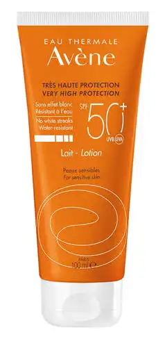 Avene Молочко сонцезахисне водостійке для чутливої шкіри SPF50+ 100 мл 1 туба