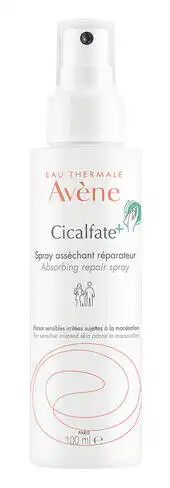 Avene Cicalfate+ Спрей підсушуючий відновлюючий для подразненої шкіри схильної до мацерації 100 мл 1 флакон