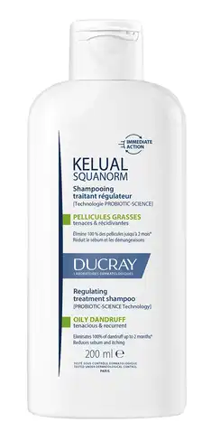 Ducray Kelual Скванорм Шампунь регулюючий проти жирної лупи 400 мл 1 флакон