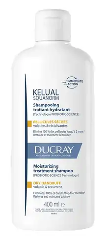 Ducray Kelual Скванорм Шампунь зволожувальний проти сухої лупи 400 мл 1 флакон