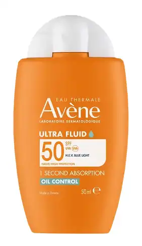 Ультра-флюїд Ойл Контрол сонцезахисний для обличчя з SPF50