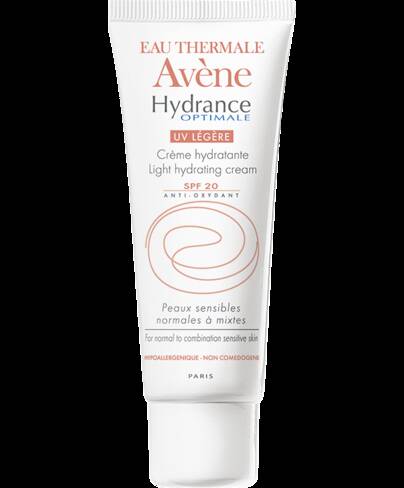 Avene Hydrance Optimale UV Light Крем легкий зволожуючий для нормальної та комбінованої чутливої шкіри SPF-20 40 мл 1 туба loading=