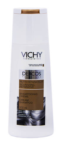 Vichy Dercos Шампунь-крем живильно-відновлювальний для сухого та пошкодженого волосся 200 мл 1 флакон