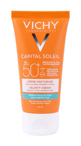 Vichy Capital Soleil Сонцезахисний крем для нормальної та сухої чутливої шкіри обличчя SPF 50+ 50 мл 1 туба