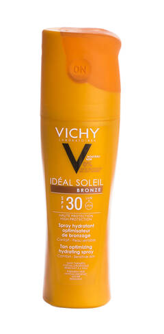 Vichy Ideal Soleil Сонцезахисний спрей для тіла Ідеальна засмага SPF-30 200 мл 1 флакон