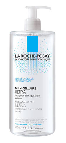 La Roche-Posay Міцелярна вода для очищення чутливої шкіри обличчя 750 мл 1 флакон