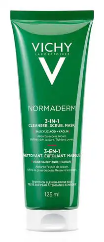 Vichy Normaderm Засіб 3 в 1 для очищення обличчя 125 мл 1 туба