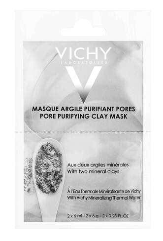 Vichy Маска мінеральна з глиною що очищує пори обличчя 2х6 мл 1 шт