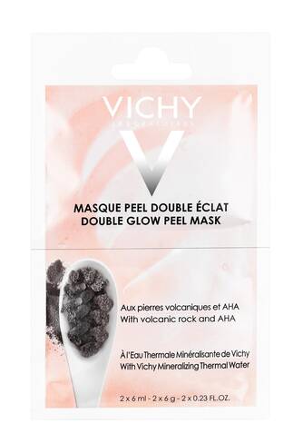 Vichy Маска-пілінг мінеральна для шкіри обличчя Подвійне сяяння 2х6 мл 1 шт