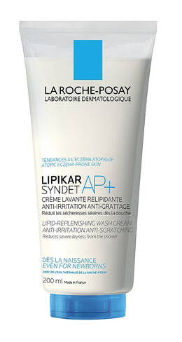 La Roche-Posay Lipikar Syndet AP+ Крем-гель очищуючий для дуже сухої, схильної до атопії шкіри 200 мл 1 туба