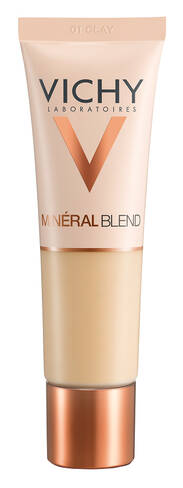 Vichy Mineralblend Засіб тональний зволожуючий для надання шкірі природнього сяючого вигляду, відтінок 01 30 мл 1 туба
