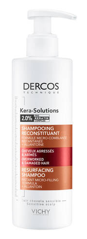 Vichy Dercos Kera-Solutions Шампунь для реконструкції поверхні пошкодженого ослабленого волосся 250 мл 1 флакон