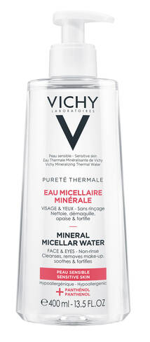 Vichy Purete Thermale Міцелярна вода для чутливої шкіри обличчя та очей 400 мл 1 флакон