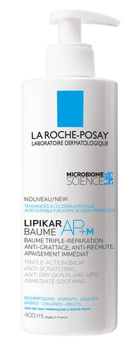 La Roche-Posay Lipikar Бальзам AP+м ліпідовідновлюючий для дуже сухої та схильної до атопії шкіри 400 мл 1 флакон loading=