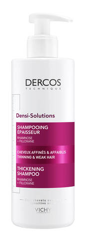 Vichy Dercos Densi-Solutions Шампунь для відновлення густоти та об'єму тонкого ослабленого волосся 400 мл 1 флакон