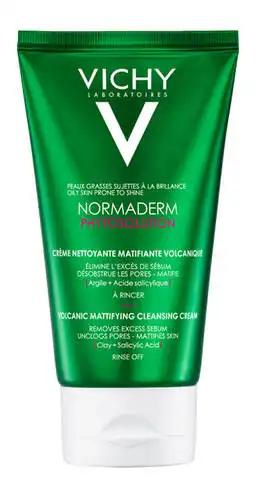 Vichy Normaderm Phytosolution Крем-гель матуючий для очищення і зменшення жирного блиску шкіри обличчя 125 мл 1 туба