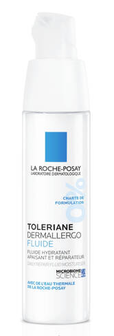 La Roche-Posay Toleriane Dermallergo Флюїд для гіперчутливої та схильної до алергії шкіри обличчя та шкіри навколо очей 40 мл 1 флакон