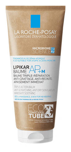 La Roche-Posay Lipikar AP+M Бальзам для дуже сухої та схильної до атопії шкіри обличчя та тіла 200 мл 1 туба