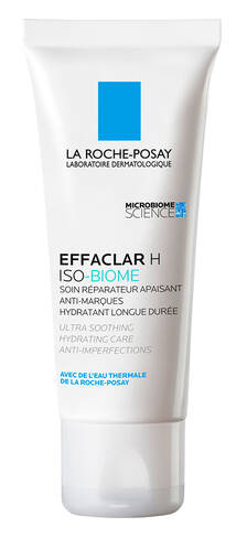 La Roche-Posay Effaclar Iso Biome Крем заспокійливий відновлювальний для зневодненої чутливої шкіри 40 мл 1 туба loading=