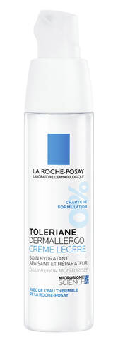 La Roche-Posay Toleriane Dermallergo Крем легкий заспокійливий зволожувальний для облличчя та шкіри навколо очей 40 мл 1 флакон