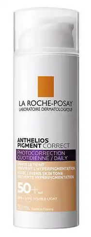 La Roche-Posay Anthelios Крем сонцезахисний з тонуючим ефектом для шкіри схильної для гіперпігментації SPF50+ 50 мл 1 туба